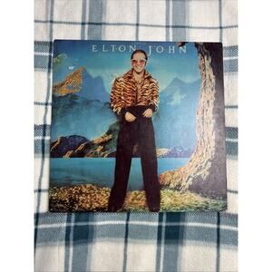 ELTON JOHN CARIBOU LP VINYL 1974 MCA RECORDS VINTAGE ALBUM Vvg+ Cvg+